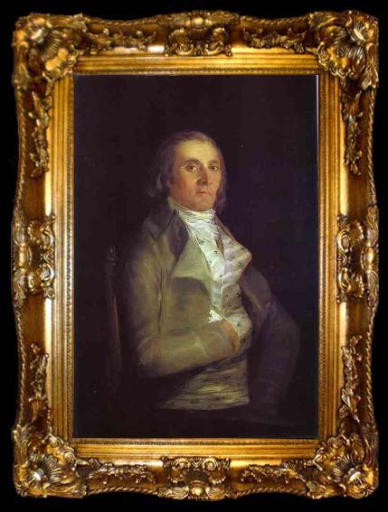 framed  Francisco Jose de Goya Portrait of Andres del Peral, ta009-2